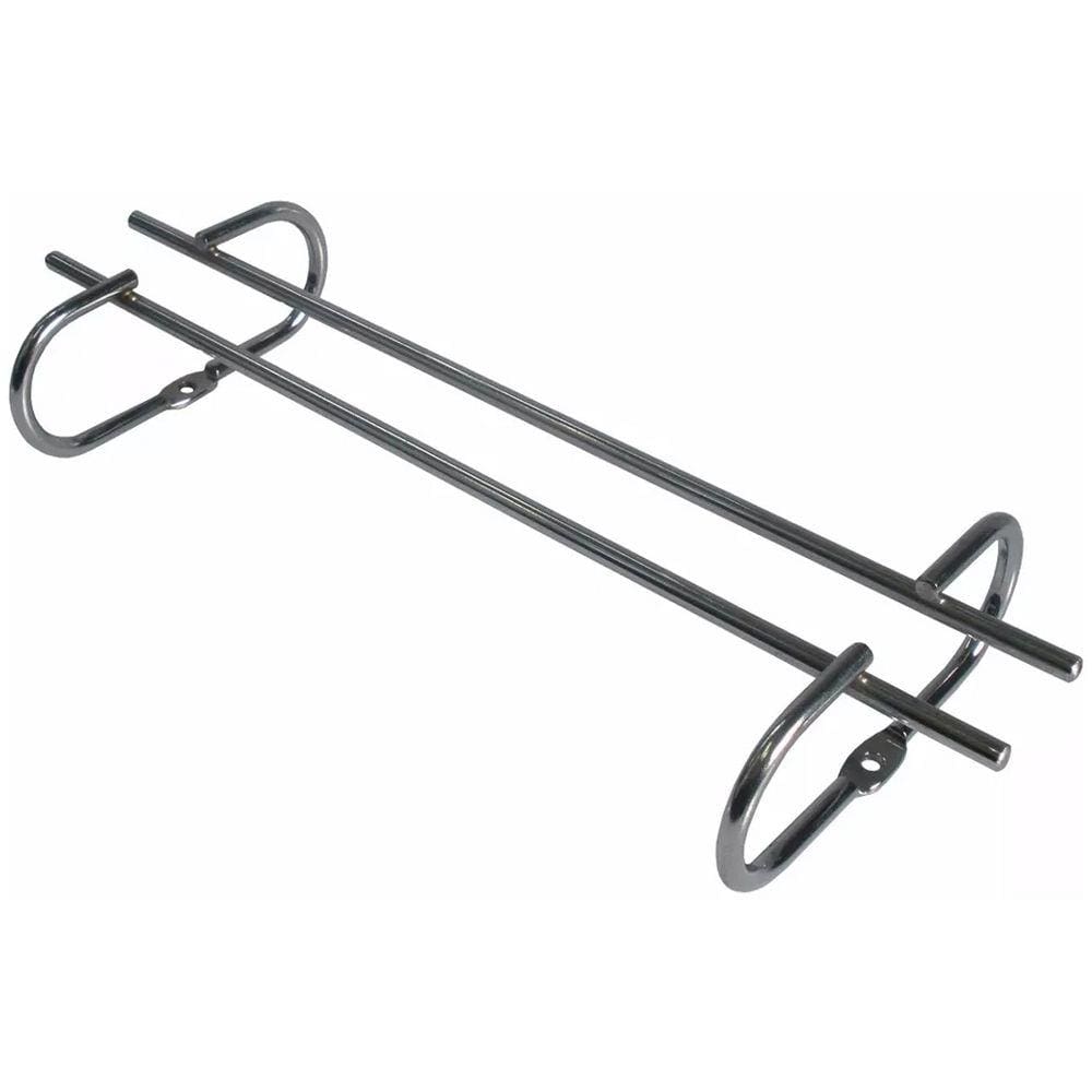 5 Suportes Organizador De Armário Porta Taças Cromado 35cm