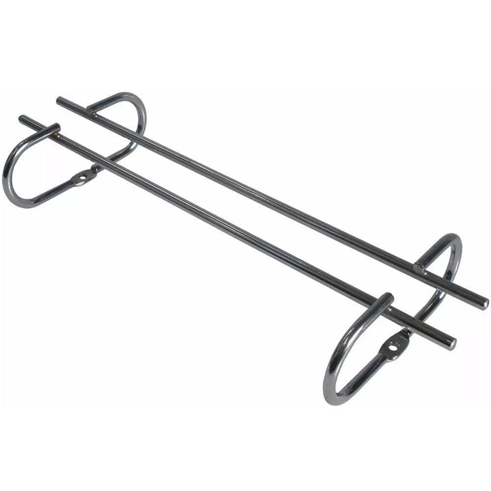 3 Suportes Organizadores De Armário Porta Taças Cromado 42cm