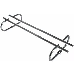 3 Suportes Organizadores De Armário Porta Taças Cromado 42cm