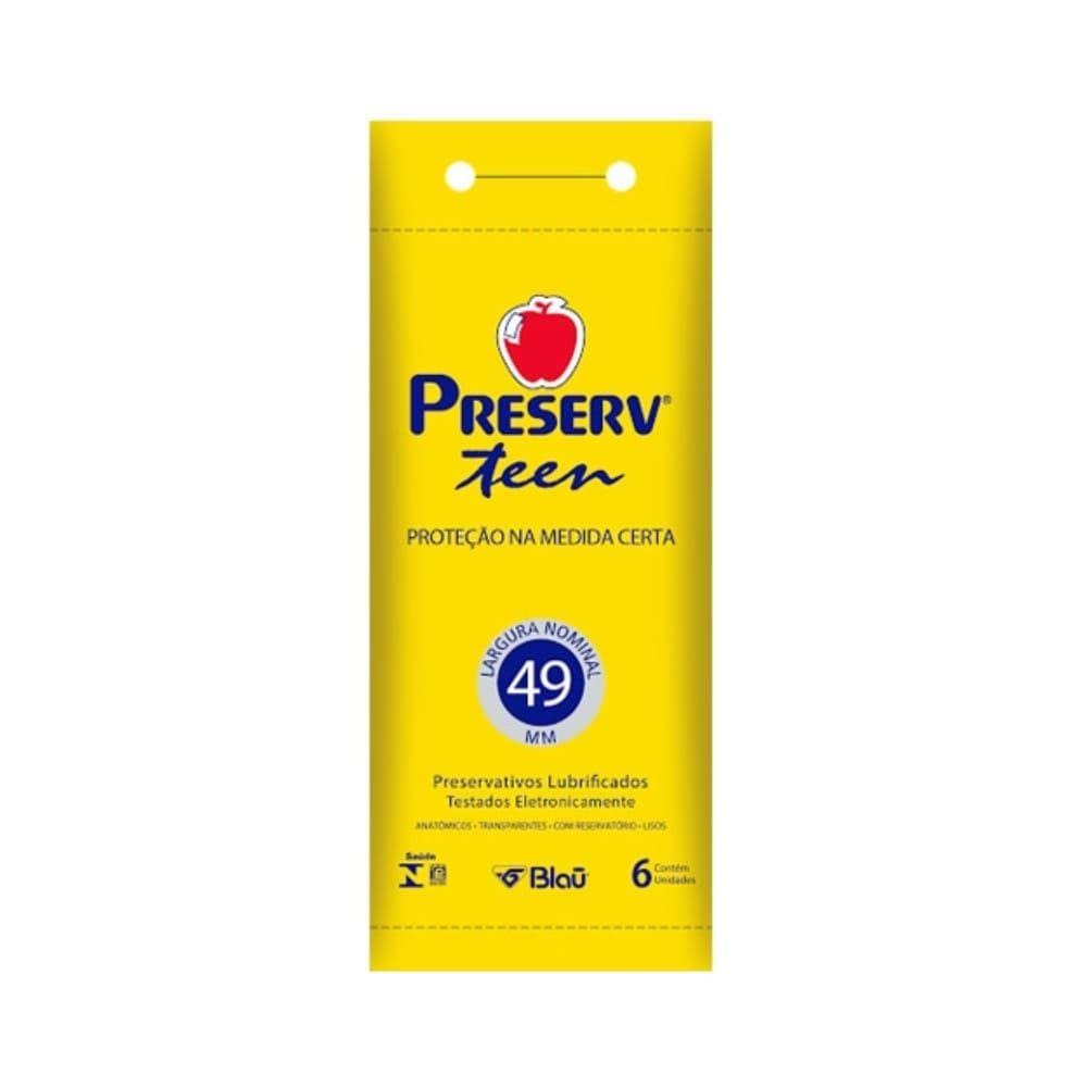 Preserv Teen Preservativo C/6