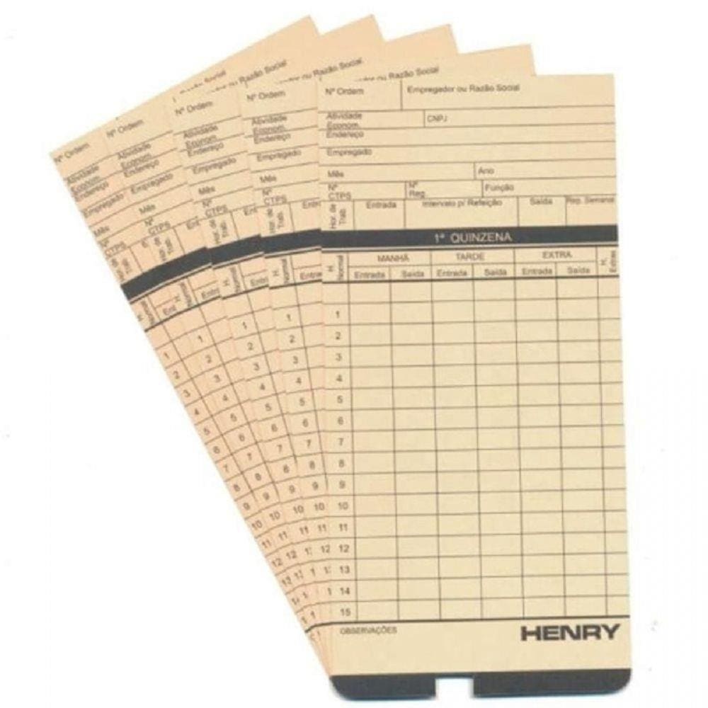 Cartão de ponto henry plus / forte - pacote 300 unid