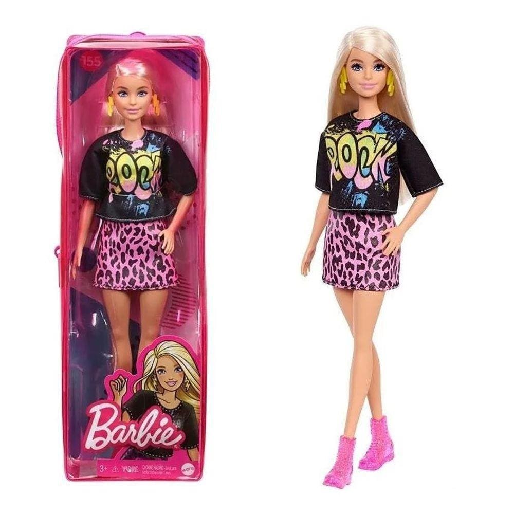 Boneca Barbie Fashionista Rock 155  Grb47 Mattel