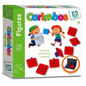 Carimbos Didáticos De Figuras 28 Carimbos Nig