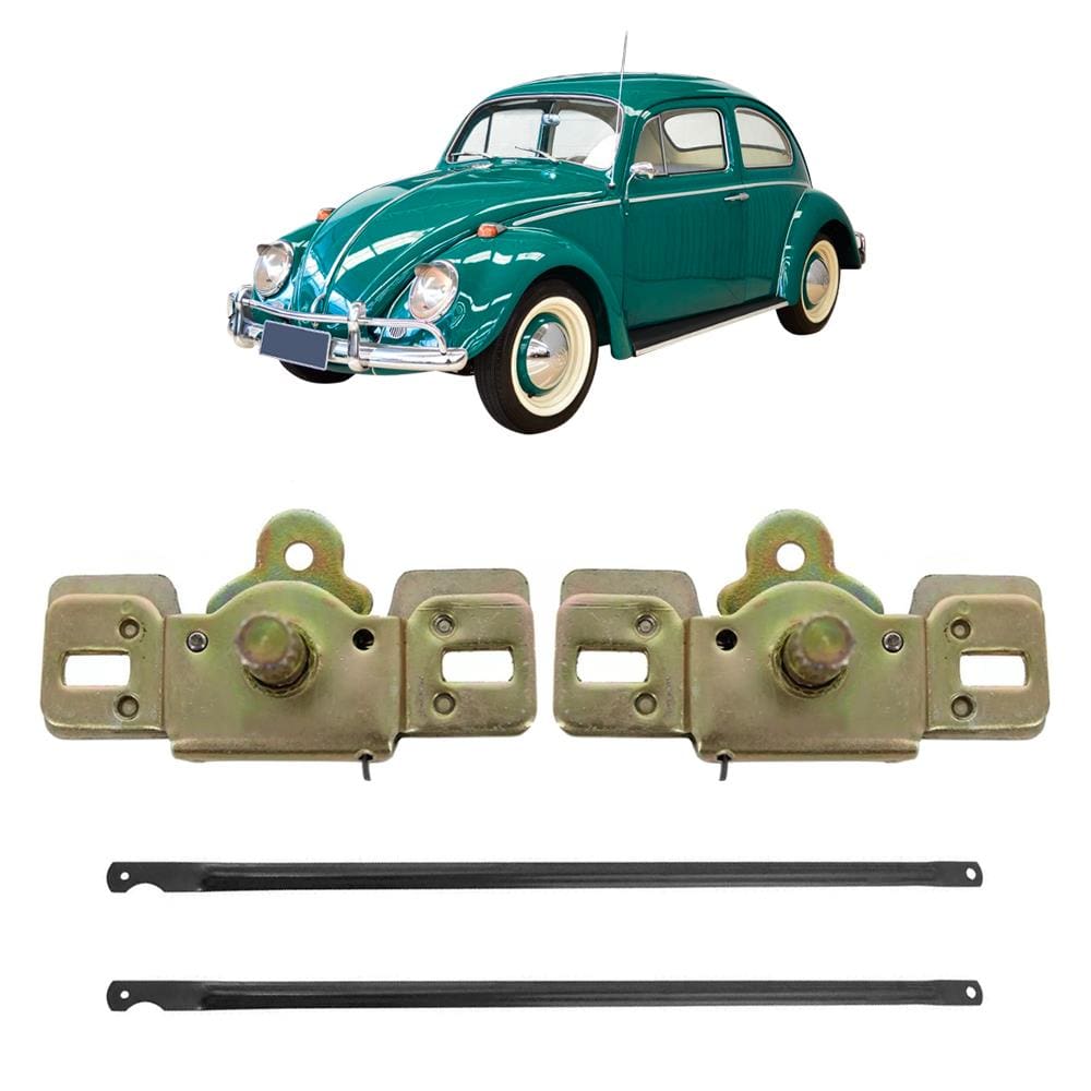 Kit Fechadura Comando Vareta Abertura Porta Fusca 59 Até 77