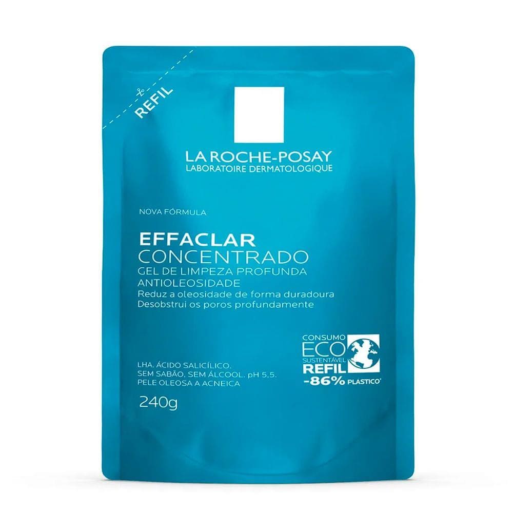 Gel de Limpeza Facial Effaclar Concentrado La Roche-Posay Refil 240g