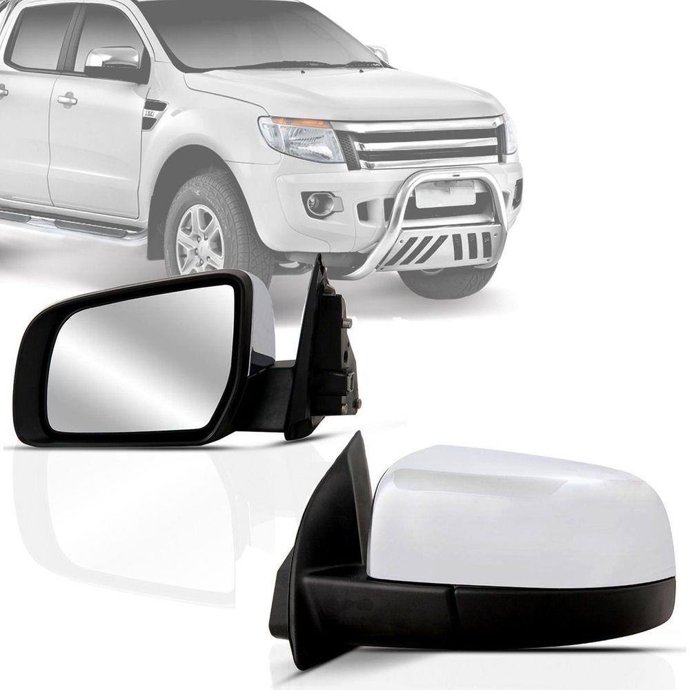 Par Retrovisor Ranger 2013 2014 2015 Cromado