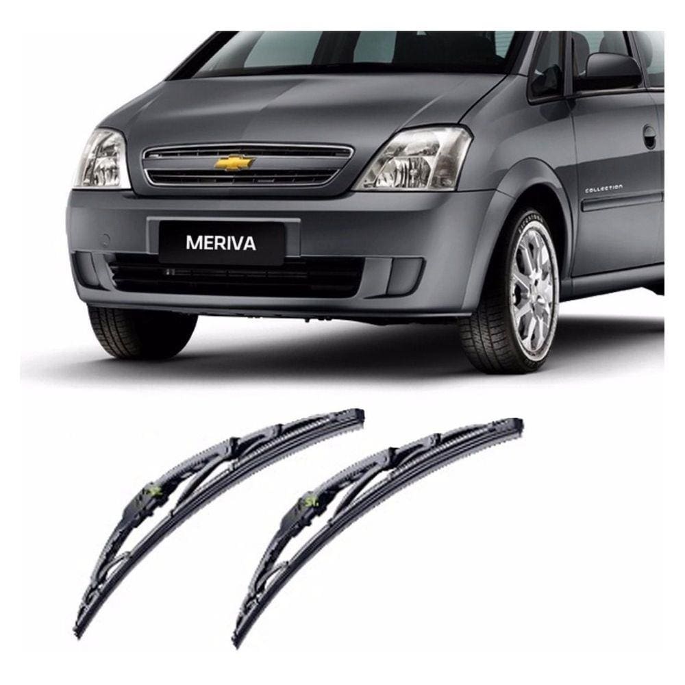 Kit Palheta Limpador Parabrisas Originais Gm Meriva E Zafira