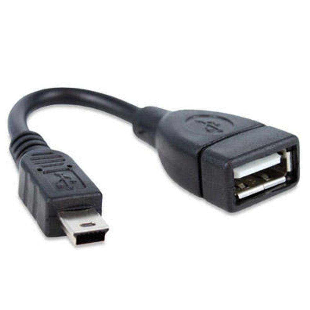 Adaptador Usb Femea  P/ Mini Usb Macho