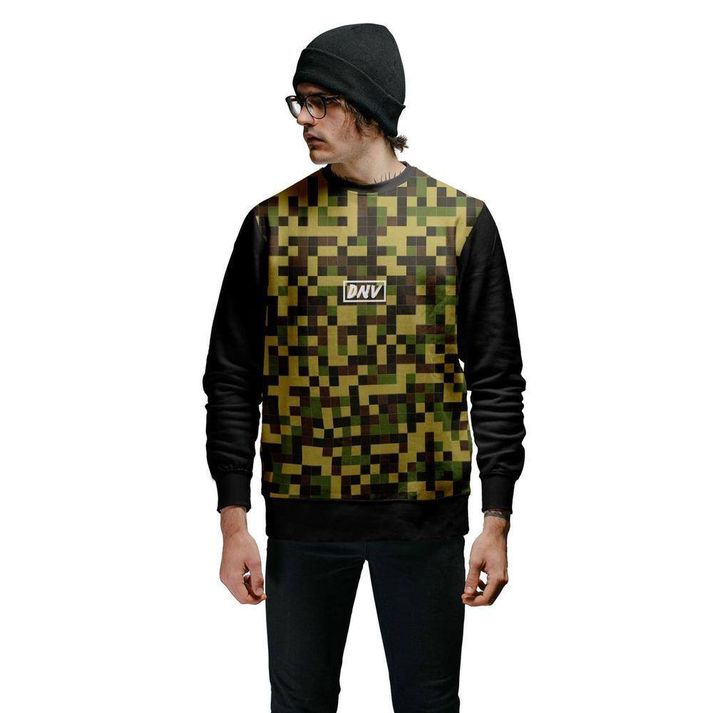 camo merino wool moletom com capuz