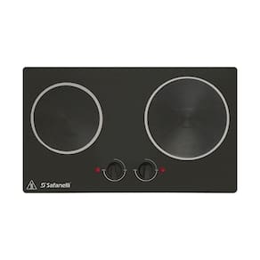 Fogão Elétrico Embutir Gourmet  2 Placas Safanelli Mesa Aço