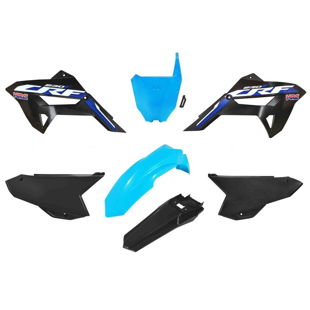 Kit Plástico Biker R1de Ride Crf 230 Com Adesivos