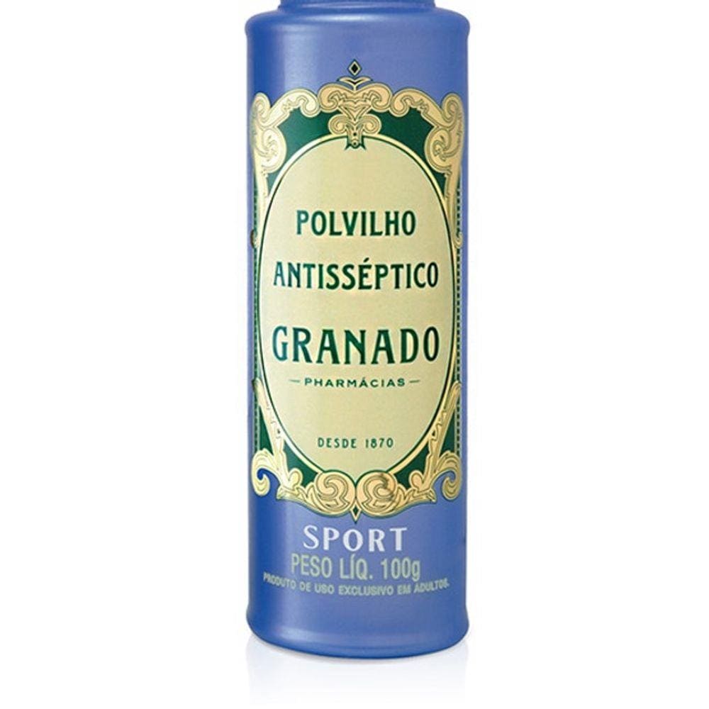 Polvilho antisséptico para os pés Granado sport 100G