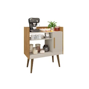 Aparador Café Cinamomo/Off White II– Móveis Bechara