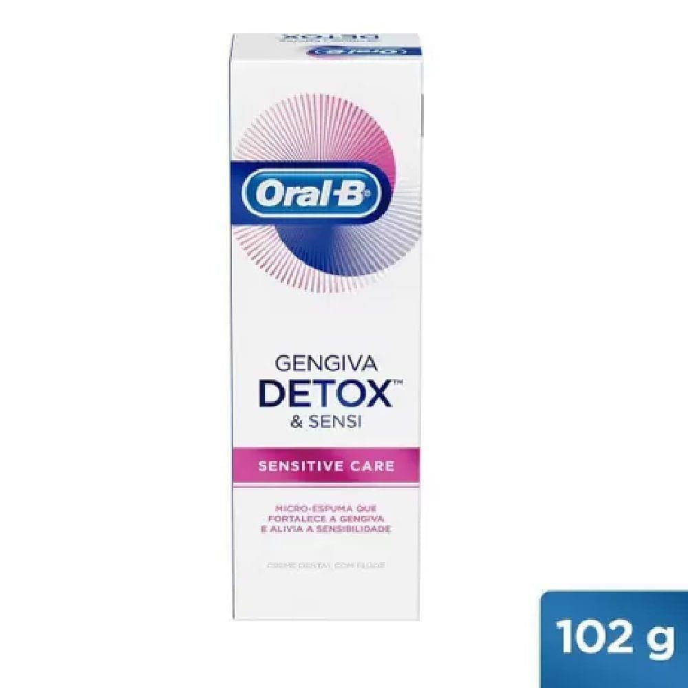 Creme Dental Oral B Detox Sensitive 102G
