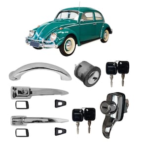 Kit Maçaneta Porta Motor Capô Ignição Chave Fusca 59 A 70