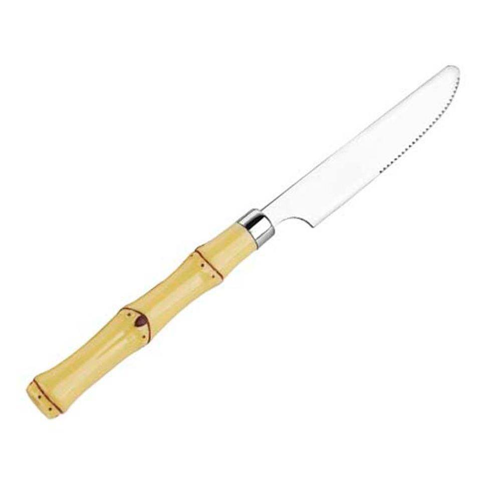 Faca Sobremesa Bambu Premium 6 Peças