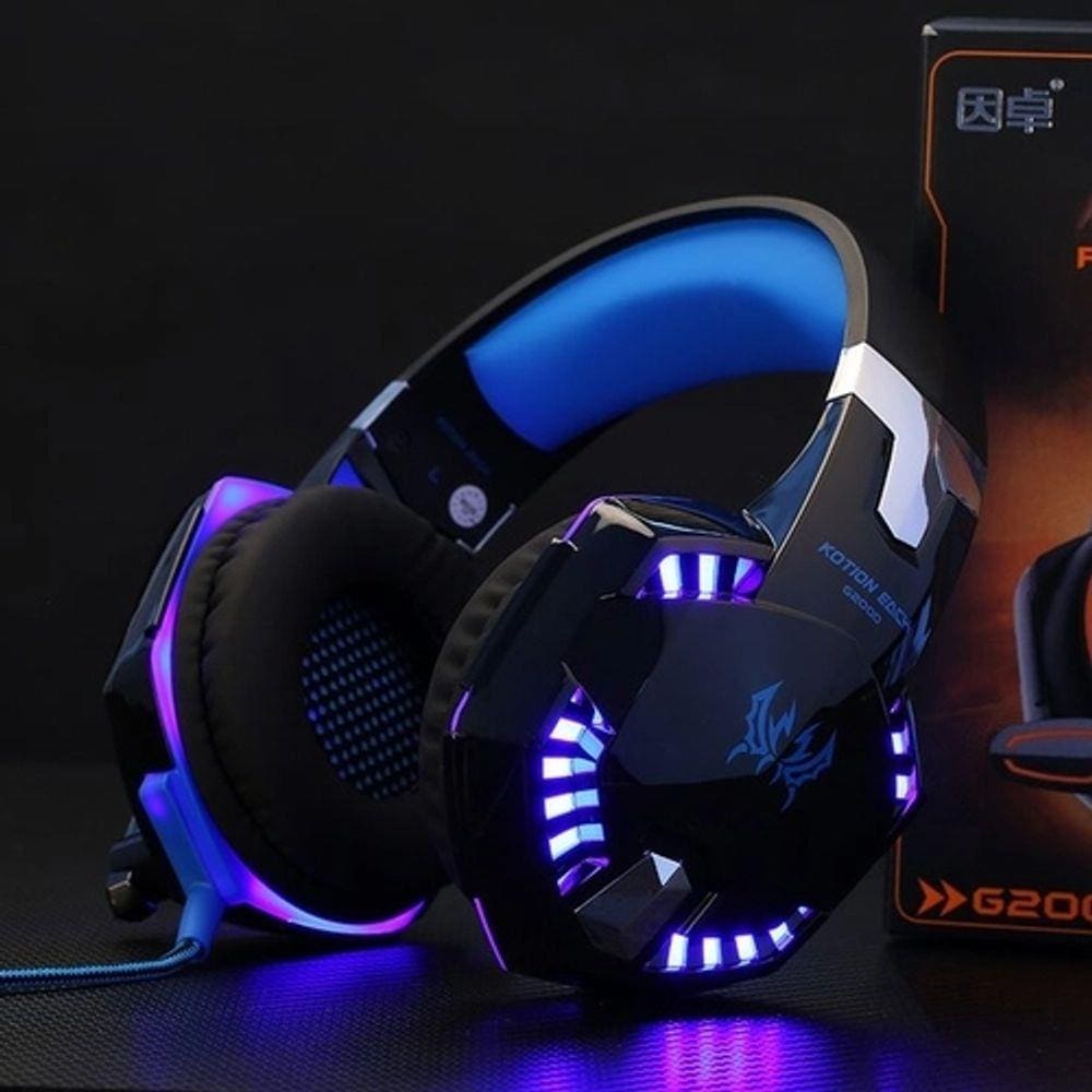 Headphone Gamer Profissional Kotion Each G2000 Azul | Ponto