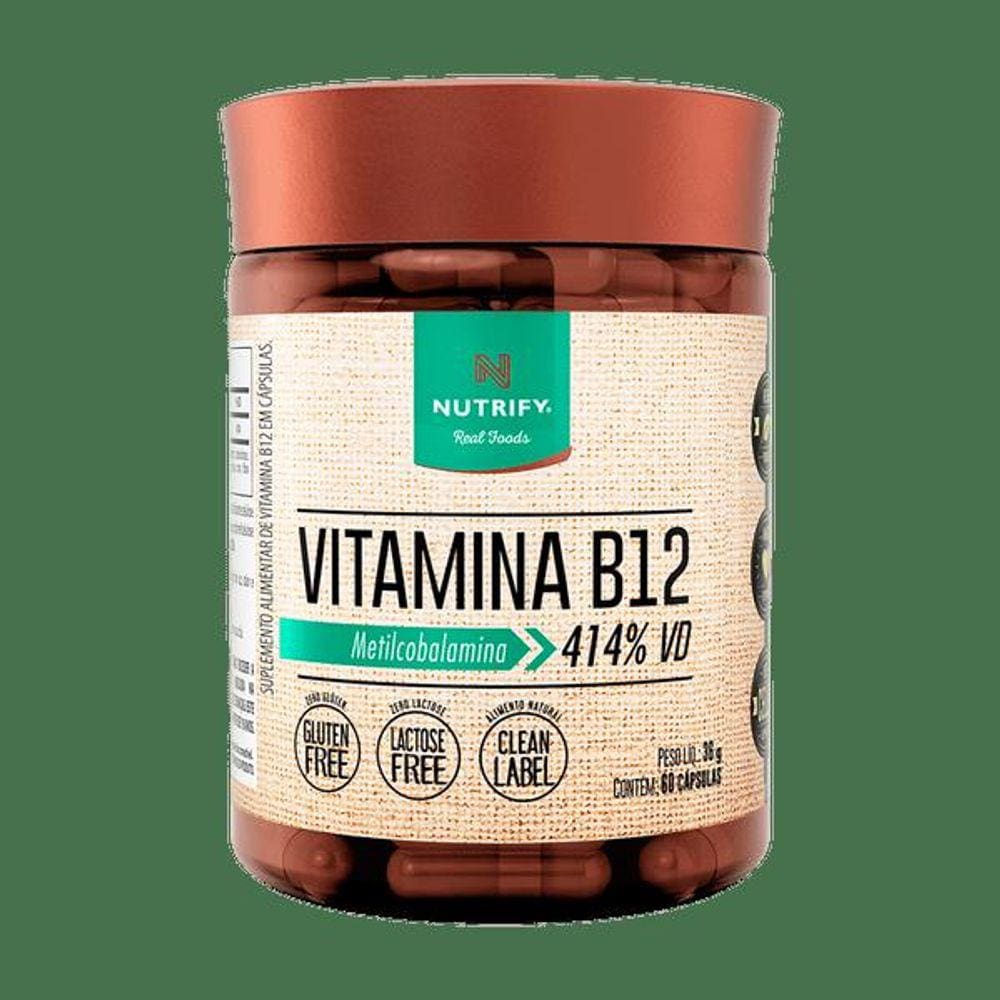 Vitamina B12 60 Capsulas Nutrify