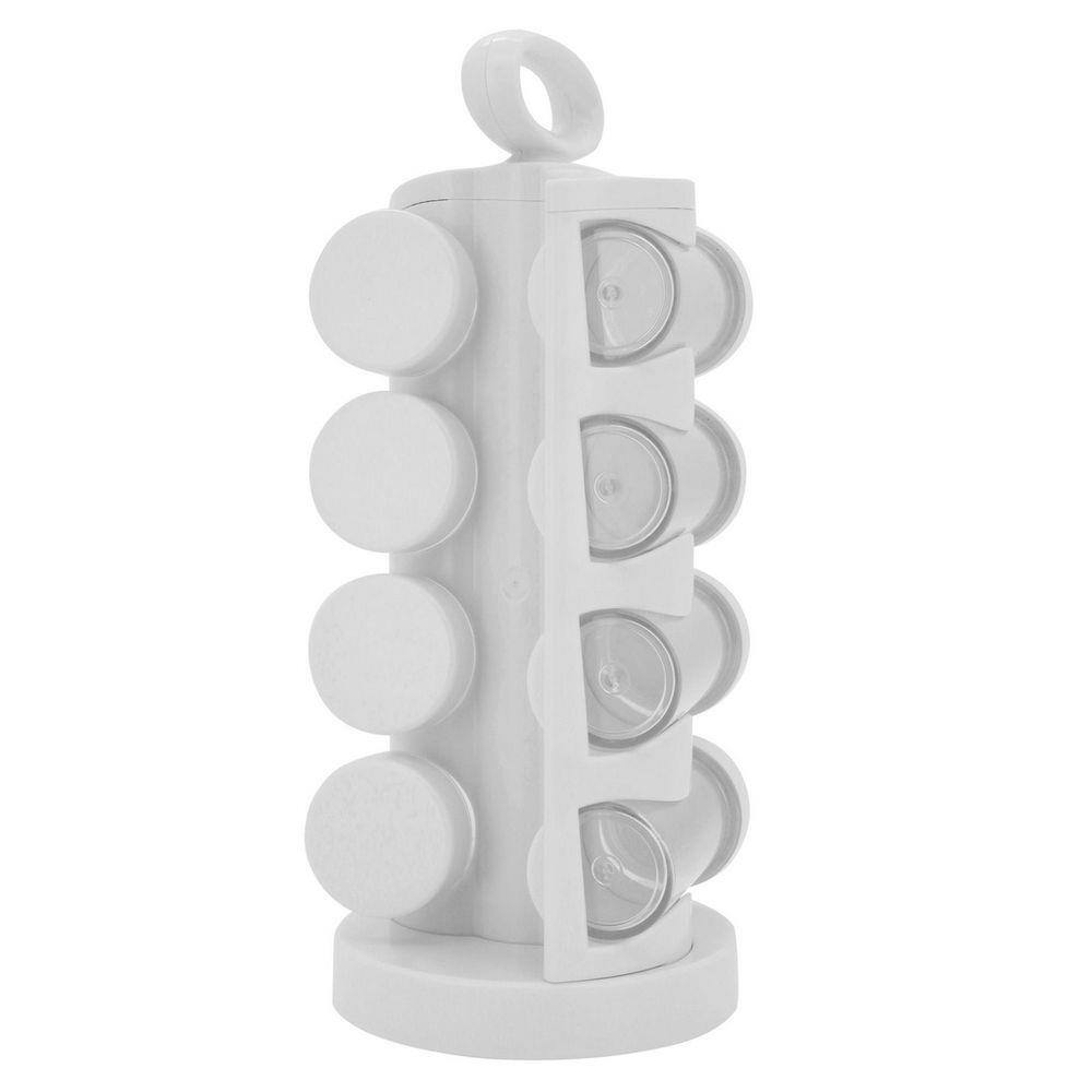 Organizador de Temperos 8 Peças Branco Mimo Style