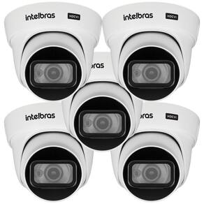 Kit 5 Câmeras HDCVI 4K 8 Megapixel 2.8mm 20m VHD 5820 D 4K Intelbras
