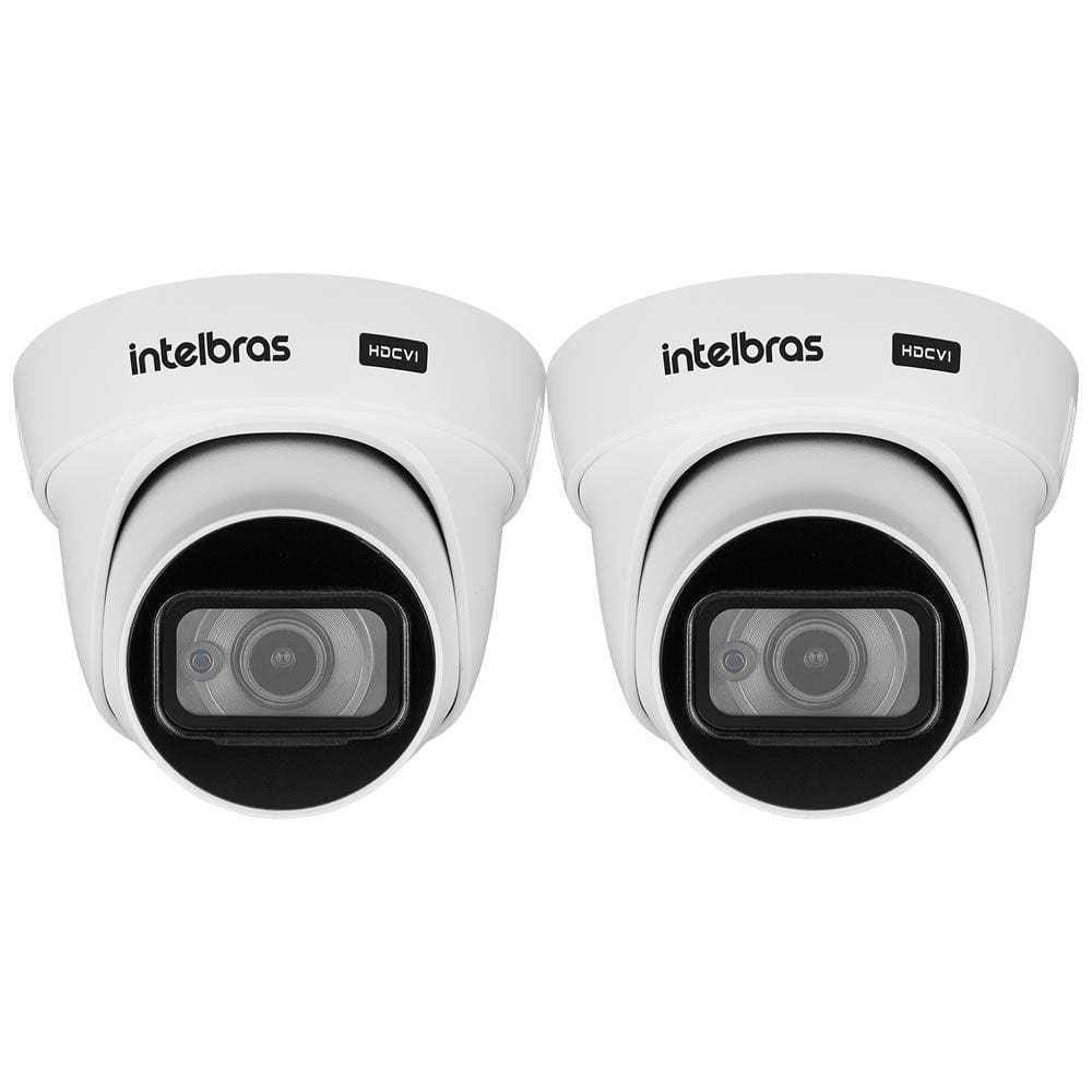 Kit 2 Câmeras HDCVI 4K 8 Megapixel 2.8mm 20m VHD 5820 D 4K Intelbras