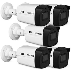 Kit 5 Câmeras HDCVI 4K 8 Megapixel 2.8mm 30m VHD 5830 B 4K Intelbras