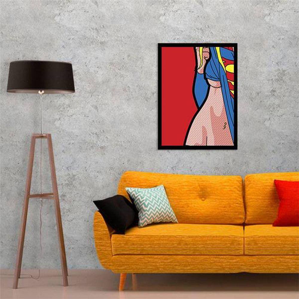 Quadro Decorativo Heroína Sensualizando
