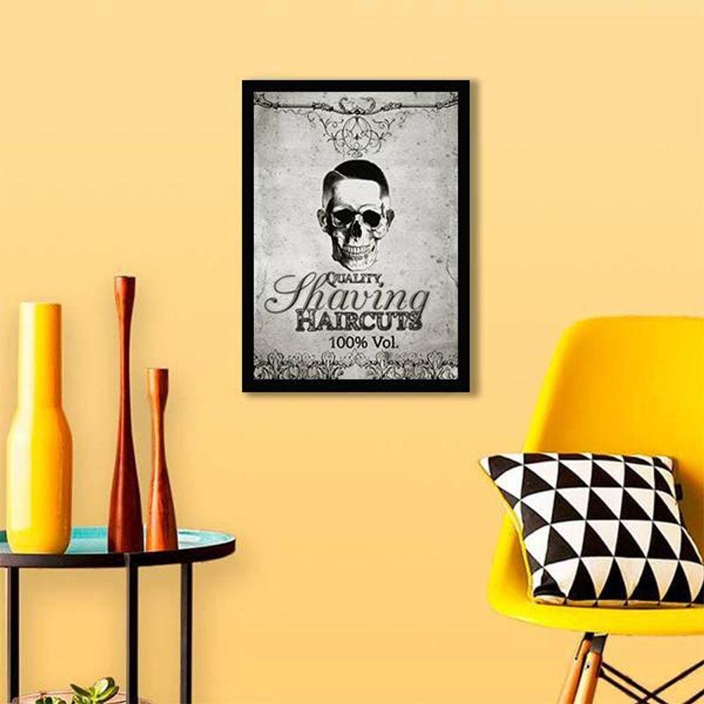 Quadro Decorativo Quality Shaving Haircuts