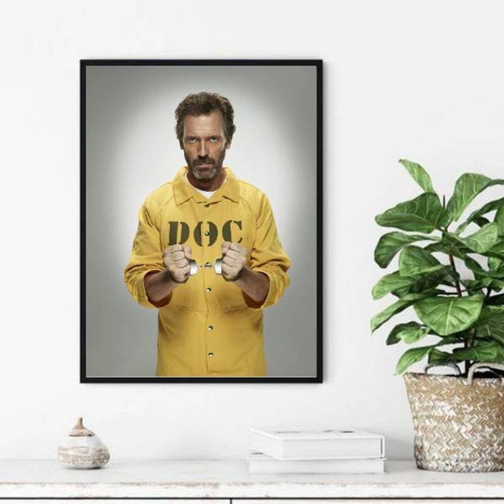 Quadro Decorativo Doctor House Preso