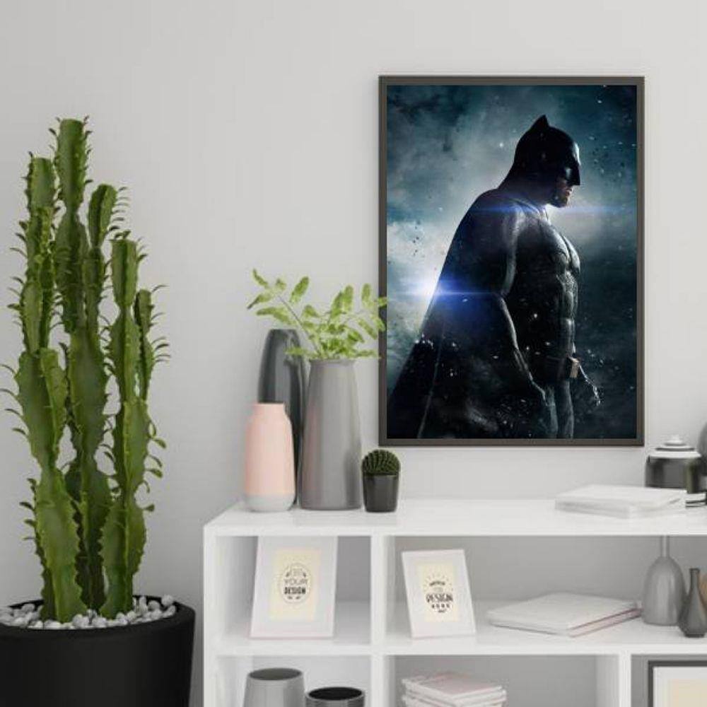 Quadro Decorativo Fotografia Batman Cavaleiro das Trevas
