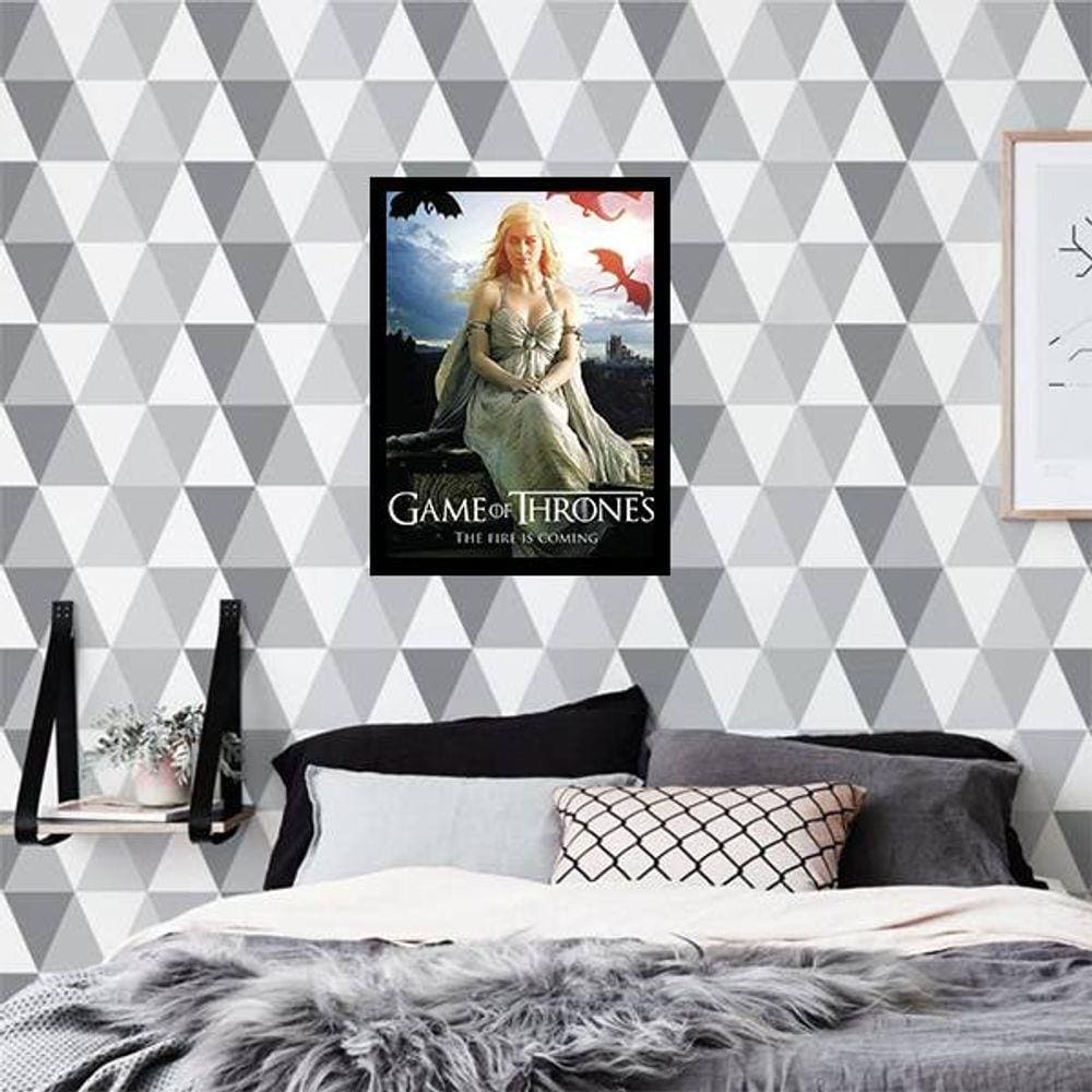 Quadro Decorativo Game of Thrones Daenerys Targaryen