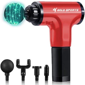 Massageador Elétrico Pistola Gold Sports ProII Corporal Relaxante Fit