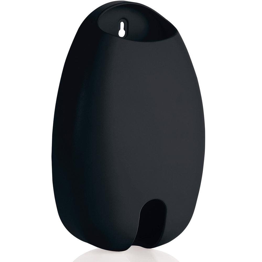 Dispenser Para Sacolas Plástica Puxa Saco Plástico de Parede Preto