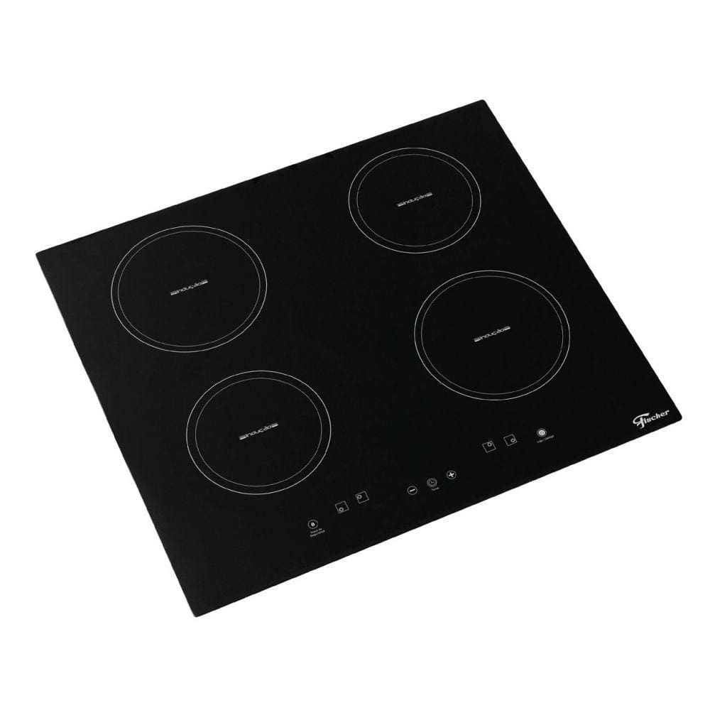 Cooktop fischer 4 bocas branca Pontofrio