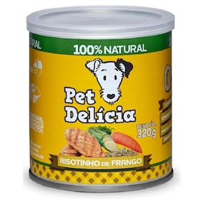 Ração Úmida Para Cães Pet Delicia Risotinho de Frango 320g