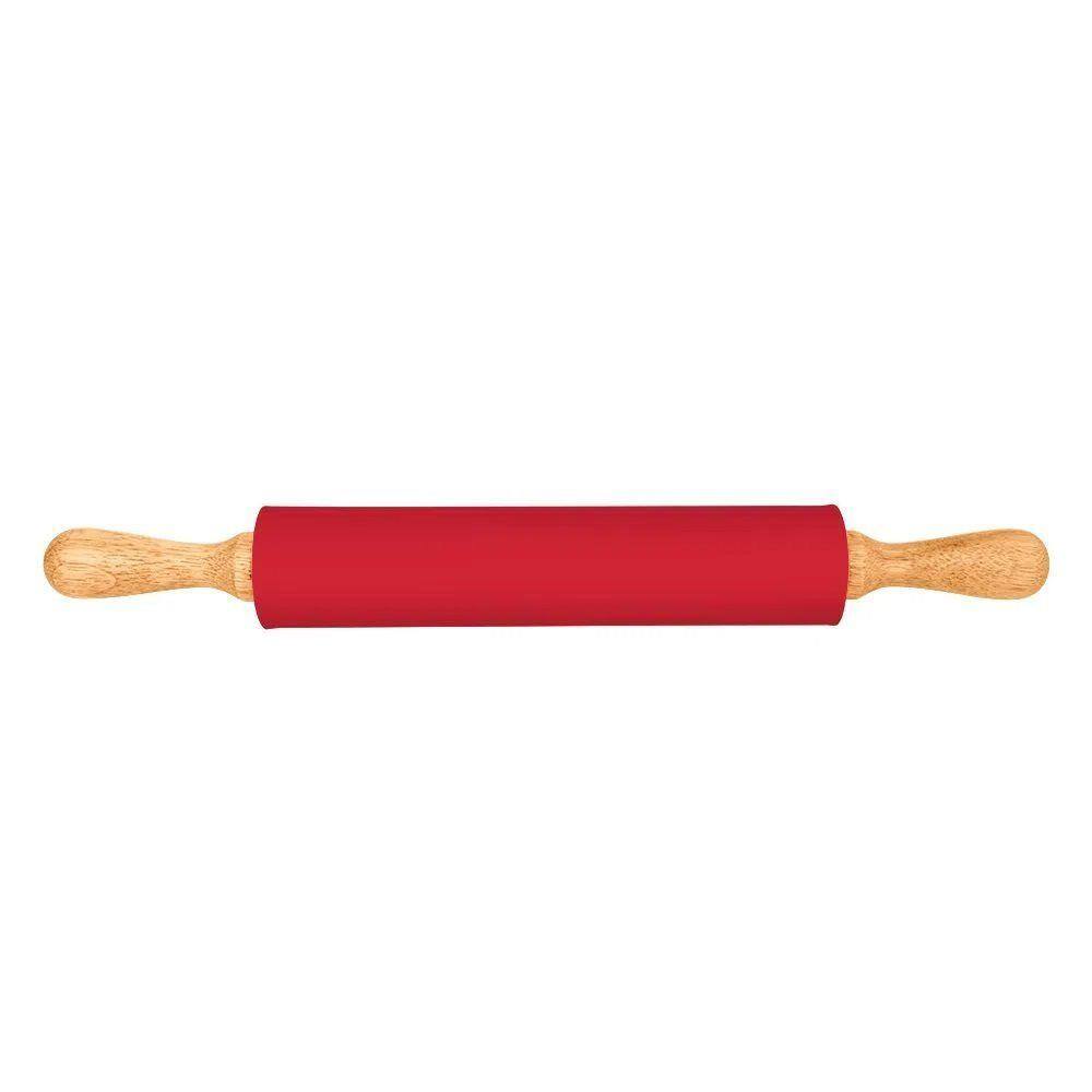 Rolo de Silicone e Bamboo Mor 43,5cm Vermelho