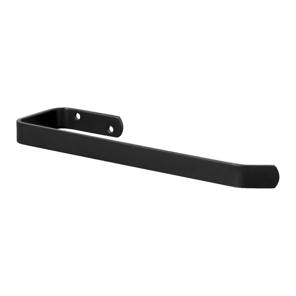 Porta Toalha De Rosto Para Banheiro Preto Fosco Plus