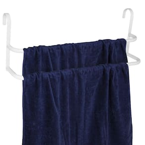 Porta Toalhas Toalheiro Duplo Branco Plus Para Box 60cm