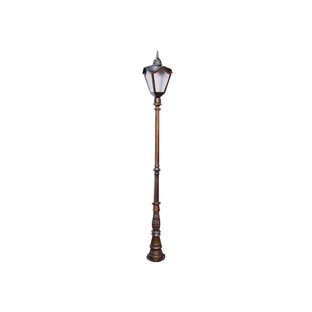 Poste Romano para Jardim de Alumínio com 01 Luminária 2,20m