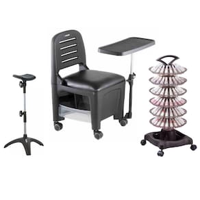 Kit Manicure Cirandinha Carrinho Tripé Profissional Dompel