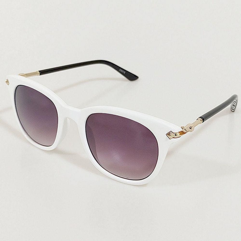 Óculos de Sol Otto Wayfarer Branco