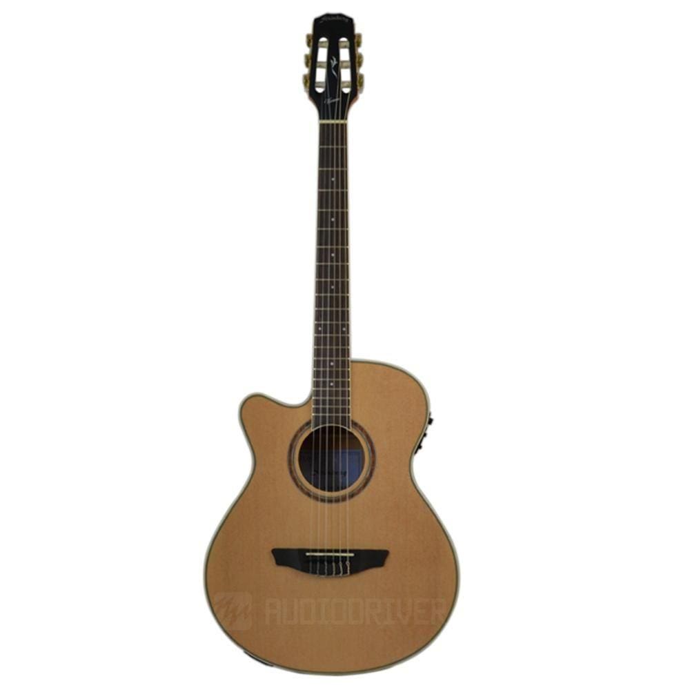 Violão Canhoto Strinberg Elétrico Nylon Vienna VE30C NS LH Natural Satin