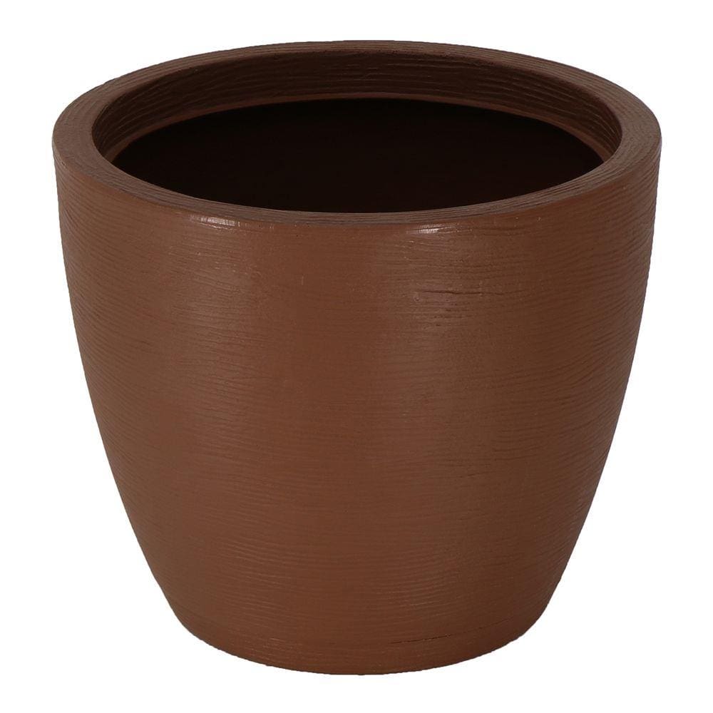 Vaso Asteca Tramontina 32cm Polietileno Marrom