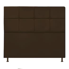 Cabeceira Estofada Damares 160 Cm Queen Size Marrom