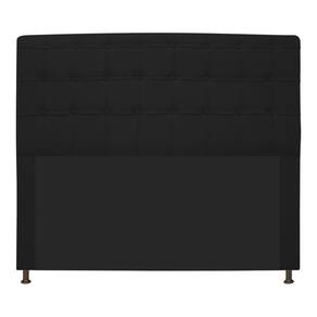 Cabeceira Estofada Dama 160cm Queen Size Preto