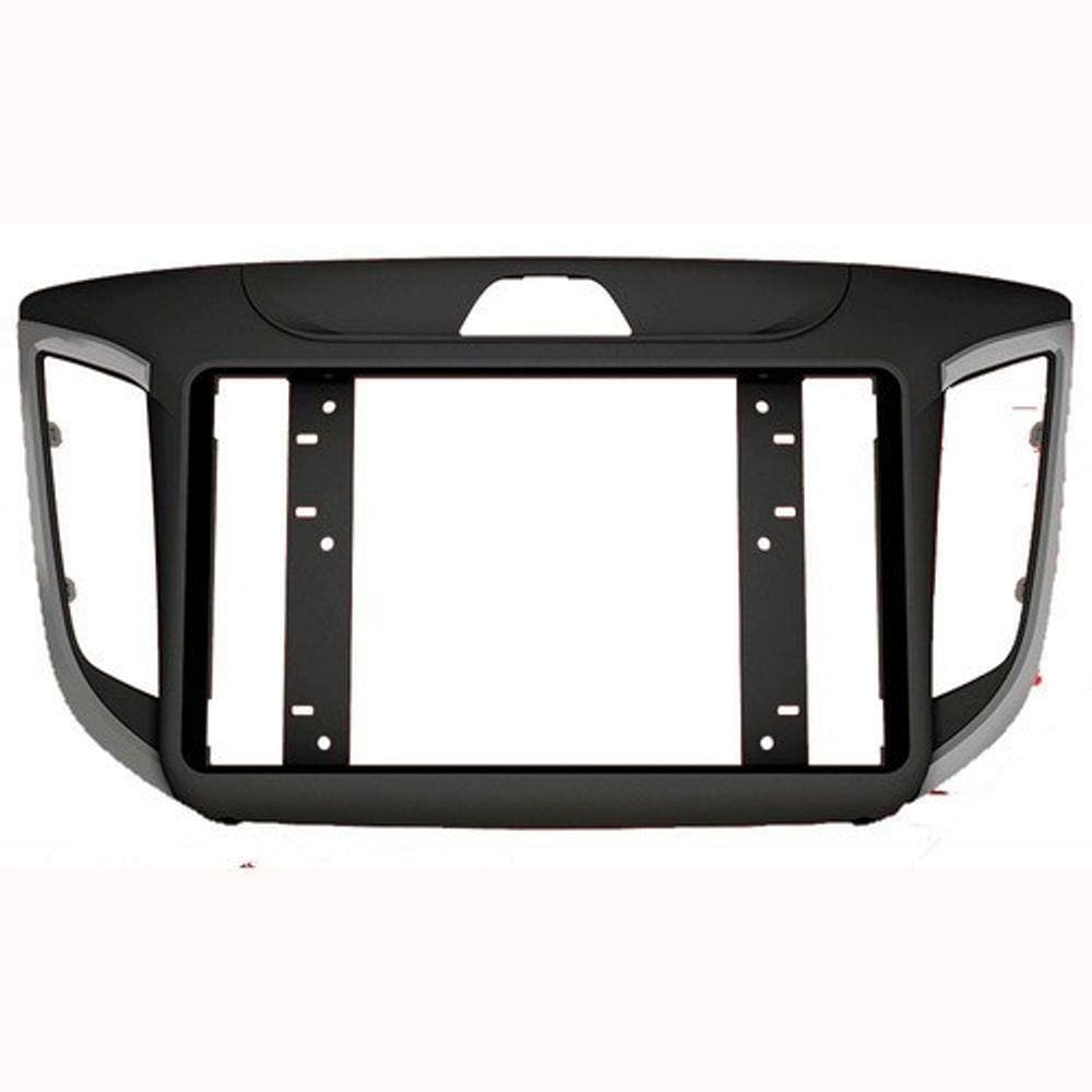 Moldura Multimidia 8 E 9 Pioneer Hyundai Creta Preto Fosco