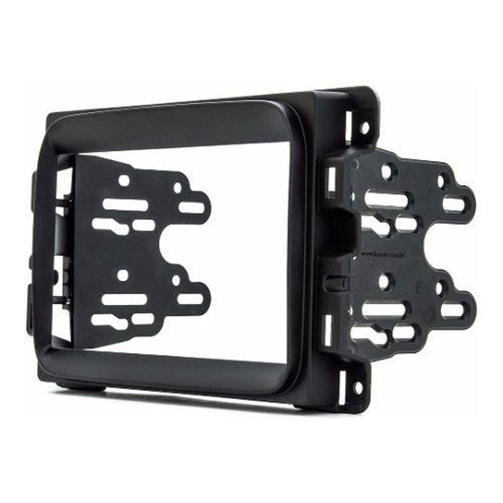 Moldura Painel 2din Fiat Toro Mobi Novo Uno Preto Fosco