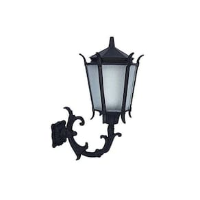 Luminária Francesa com Braço Externo Interno Alumínio 63cm