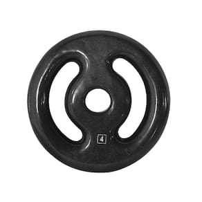 Anilha Ferro Fundido Emborrachada Fitness Academia 4Kg