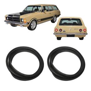 Kit Borracha Parabrisa Vigia Caravan 1968 A 1992 1ª Linha